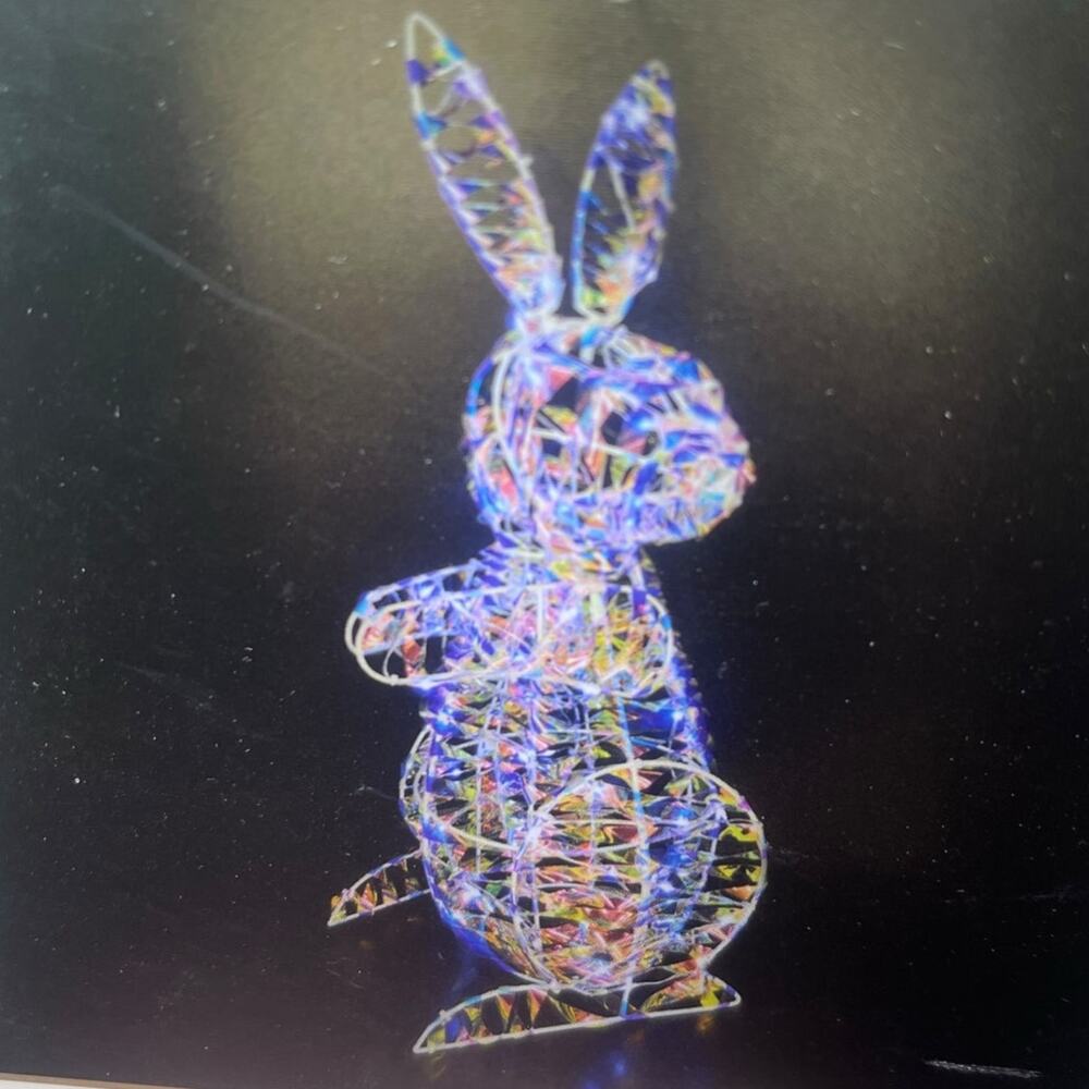 Christian Siriano LED Lighted Easter Bunny NWT